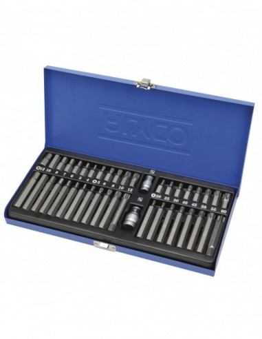 JUEGO 38 PZAS DE PUNTAS 3/8" EN CAJA...