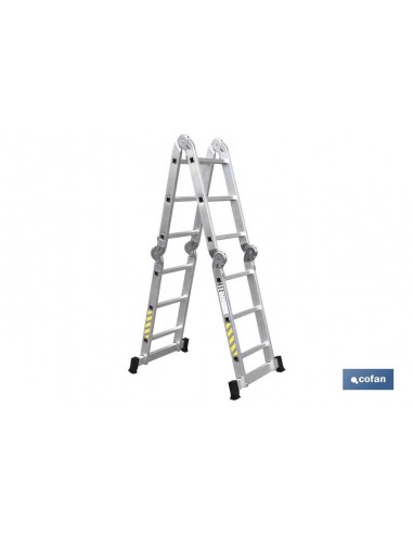 ESCALERA MULTIUSOS ALUM. 4x3 PELDAÑOS...