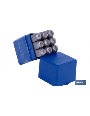 CONJUNTO ESTAMPACIÓN NÚMEROS 6 MM