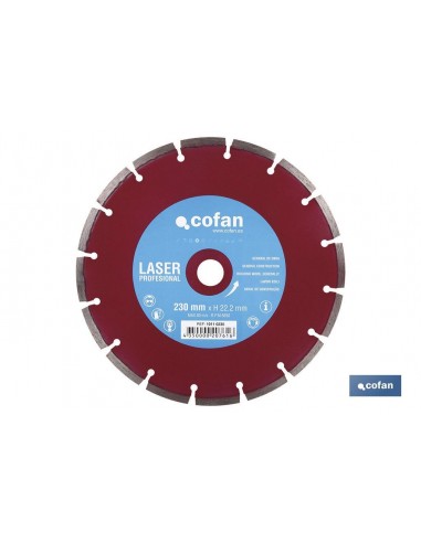 DISCO DIAM. UNIVERS.PROFES.LASER 125MM.