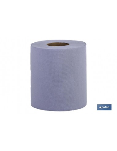 PAPEL SECAMANOS RECICLADO AZUL 90MTS...