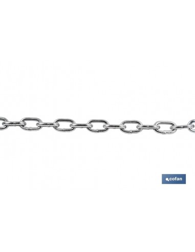 CADENA CINCADA DE 5 MM.  (50 M.)