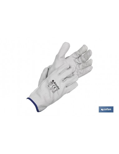 GUANTE PIEL FLOR BRICOFAN TALLA 10