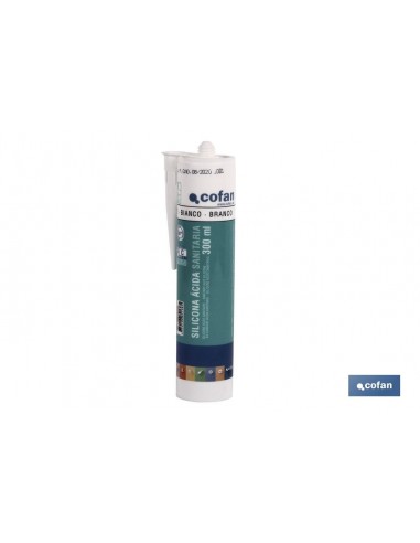 SILICONA ACIDA SANITARIA 300ML BLANCO