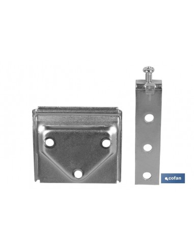 SET COLGADOR DE ARMARIO ZINCADO 53 MM...