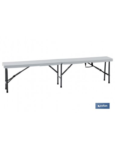 BANCO PLEGABLE RECTANGULAR BLANCO...