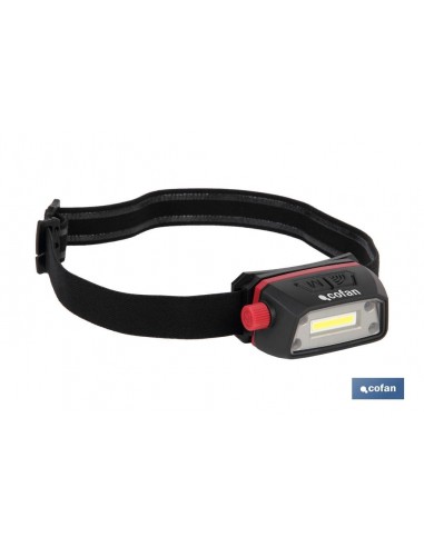 LINTERNA COB LED DE CABEZA 5 W 6500 K...