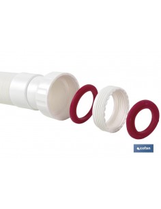 TUBO FLEXIBLE BLANCO 1 1/2... 2