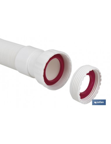 TUBO FLEXIBLE BLANCO 1 1/2 CON...