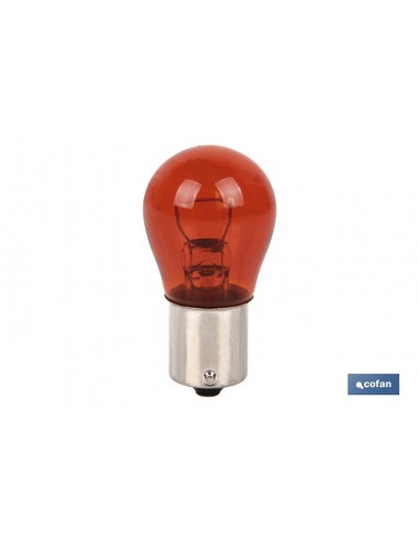 LÁMPARA COFAN PY21W 12V (BA15S) AMBAR