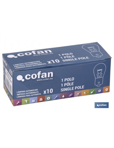 LÁMPARA COFAN P21W (BAU15S) 12V...