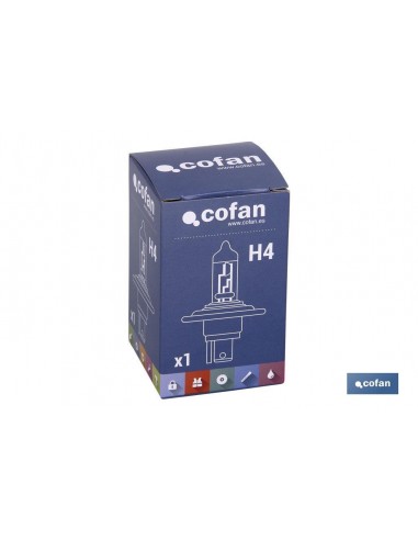 LÁMPARA HALÓGENA COFAN H4 (P43T) 24V...