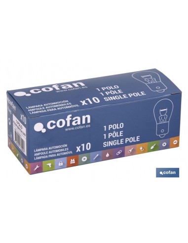 LÁMPARA COFAN 1 POLO P21W (BA15s) 24V