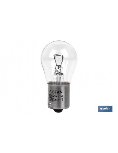 LÁMPARA COFAN 1 POLO P21W (BA15s) 24V