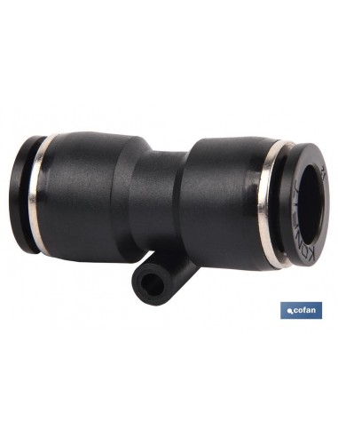 EMPALME RAPIDO RECTO PLASTICO T-16