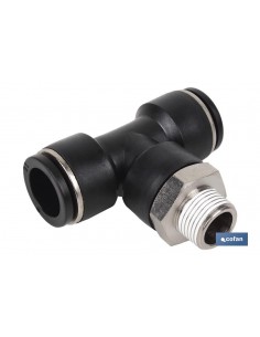 RACOR ROSCADO PLASTICO T ,...