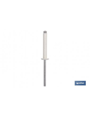 REMACHE ALUMINIO NORMAL BLANCO 4X12MM