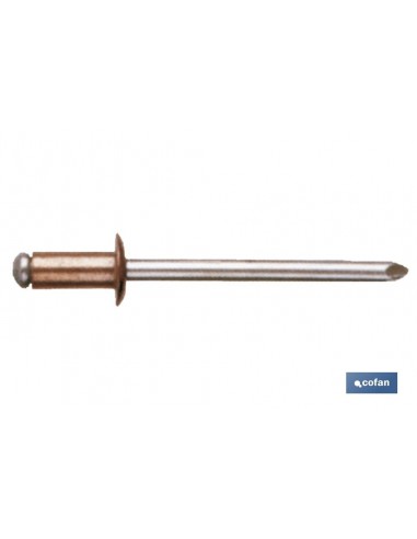 REMACHE COBRE ACERO 3 X 9 MM