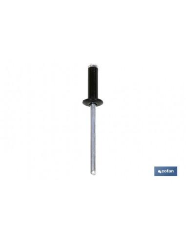 REMACHE DE FLOR NEGRO 4.8 X 16 MM
