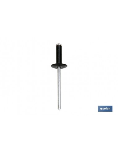 REMACHE FLOR ALA ANCHA NEGRO 4X16MM.