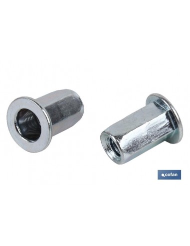 TUERCAS REMACHABLES HEXAG. ANCHAS M4