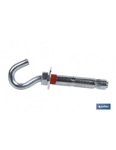 ANCLAJE METALICO C/GANCHO 8/10X60