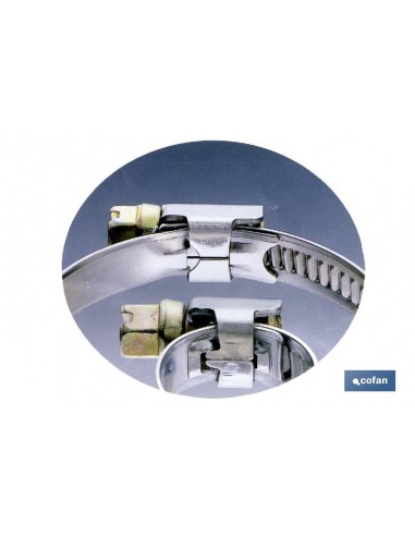 ABRAZADERA INOX A-2 BANDA 9mm  32-50