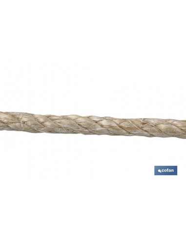 CUERDA SISAL 4 CABOS 6 MM 100 MTS...