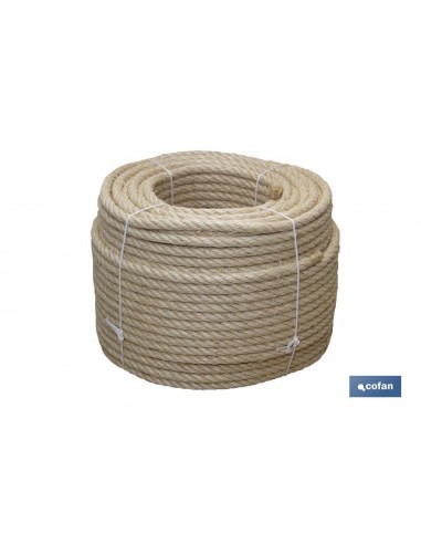 CUERDA SISAL 4 CABOS 8 MM 100 MTS...