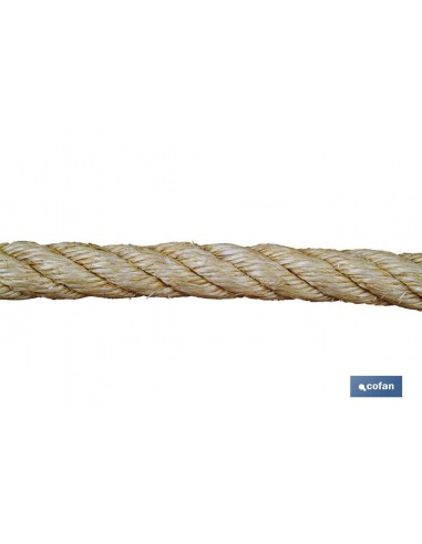 CUERDA SISAL 4 CABOS 8 MM 100 MTS...