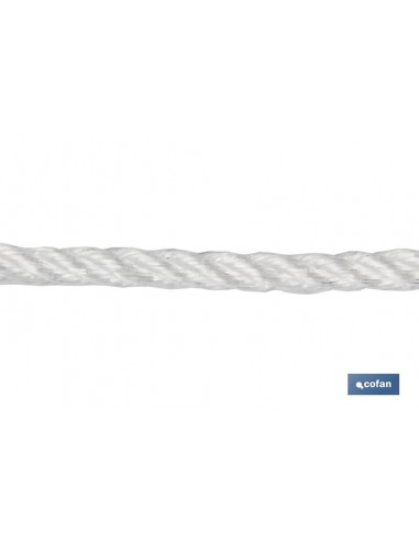 MADEJA CUERDA PLÁSTICO 5MM 10M BLANCO