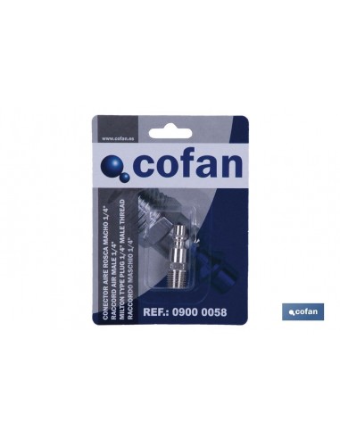 CONECTOR AIRE ROSCA MACHO 1/2