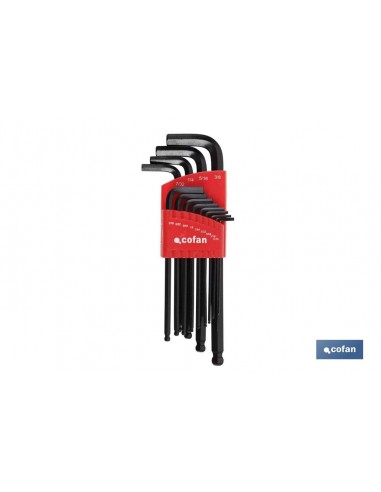 SET 13 LLAVES ALLEN DE BOLA...