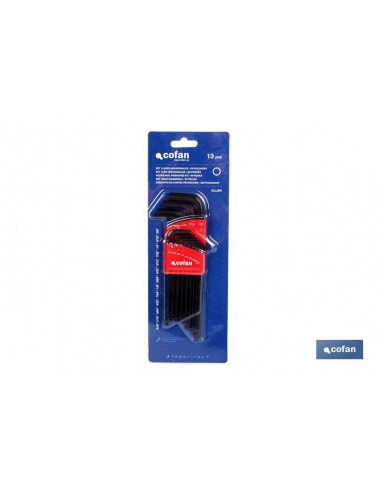 SET 13 LLAVES ALLEN DE BOLA...