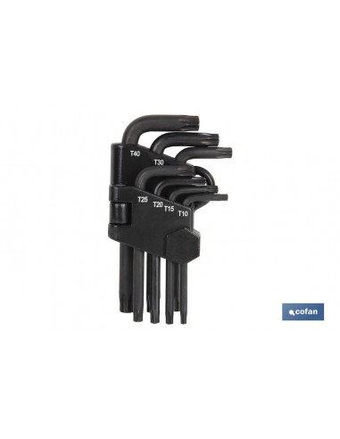 SET LLAVES TORX 7 Uds. (10-40)