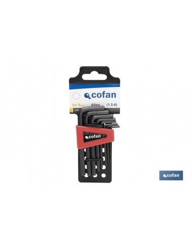 SET LLAVES HEXAG. 8 Uds. (1,5-6)