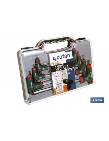SET DESTORNILLADOR T 7 PCS HEXAG.