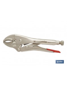 TENAZA GRIP BOCA CURVA L-10