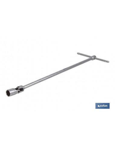 LLAVE ARTICULADA EN T 9MM