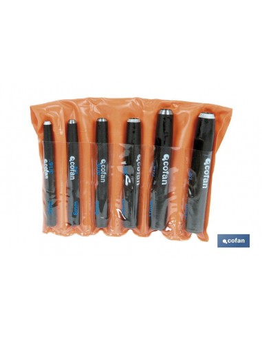 CONJUNTO SACABOCADOS 6 PCS (5 - 12 MM)
