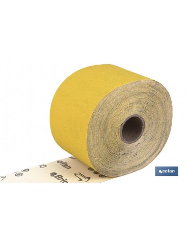 ROLLO LIJA DE PAPEL 100 X 25 M. G.80