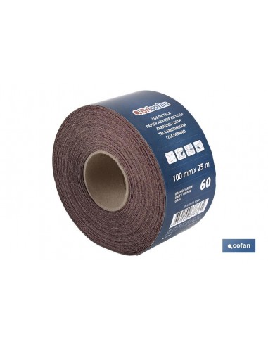 ROLLO LIJA TELA UNIVERSAL 100 X 25 M....