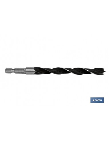 BROCA PARA MADERA MANGO HEX. 1/4 7 MM