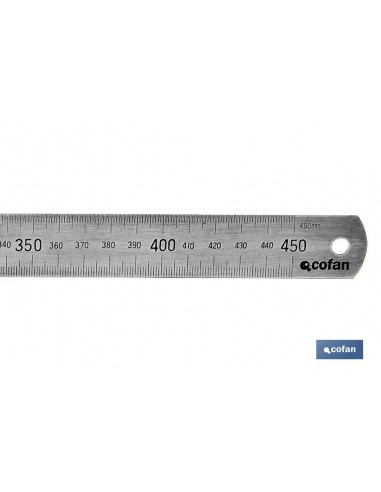 REGLA DE ACERO 450 mm