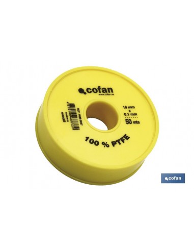 ROLLO DE CINTA PTFE DE 50 M 19MM X...