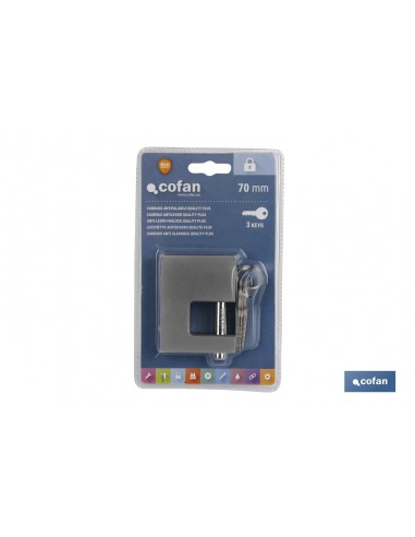 CANDADO ANTIPALANCA QUALITY PLUS 90MM