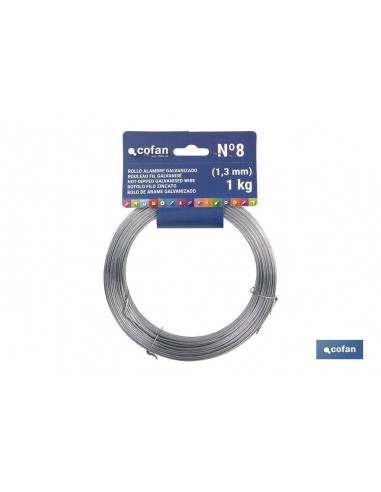 ROLLO ALAMBRE GALVANIZADO 1 Kg...