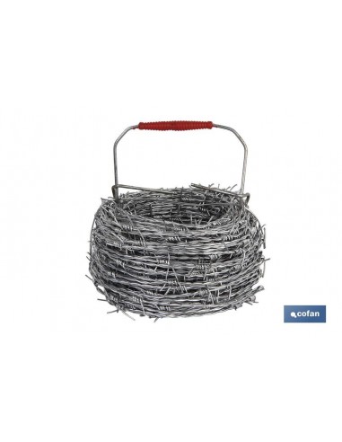 ALAMBRE DE ESPINO GALVANIZADO 1,7mm X...