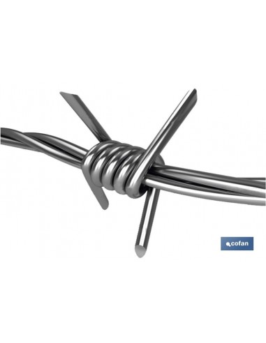 ALAMBRE DE ESPINO GALVANIZADO 1,7mm X...