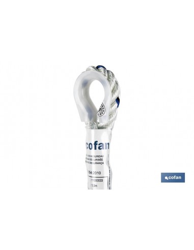 CUERDA DE SEGURIDAD P/ARNES 1,5 MTS.
